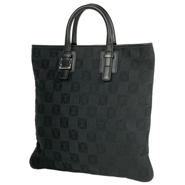 1000070723938 11 Loewe Anagram Tote Bag Canvas Black