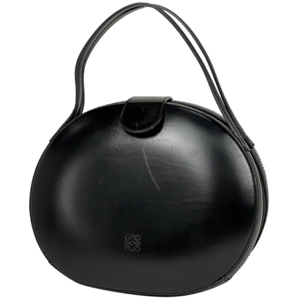 1000070900049 11 Loewe Anagram Handbag Leather Black