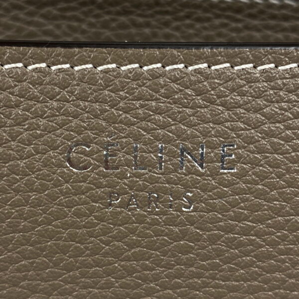 1000070914190 22 Celine Luggage Micro Shopper Leather Tote Handbag Greige