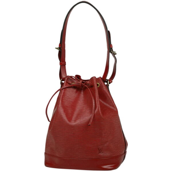 1000070922638 11 Louis Vuitton Noe Drawstring Shoulder Bag Epi Castilian Red