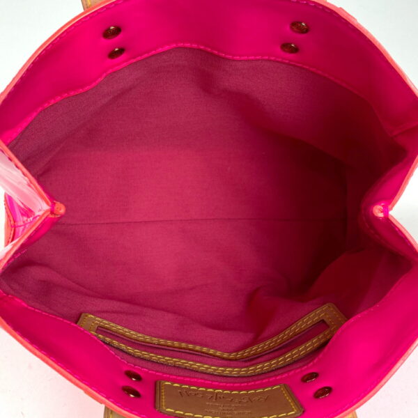 1000071058640 17 Louis Vuitton Fluoride PM Handbag Monogram Vernis Fluor Rose Pop