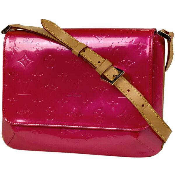 1000071058657 11 Louis Vuitton Thompson Street Shoulder Bag Monogram Vernis Fuchsia Pink