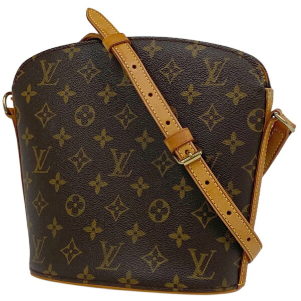 1000071372883 11 Louis Vuitton Drouot Crossbody Shoulder Bag Monogram Brown