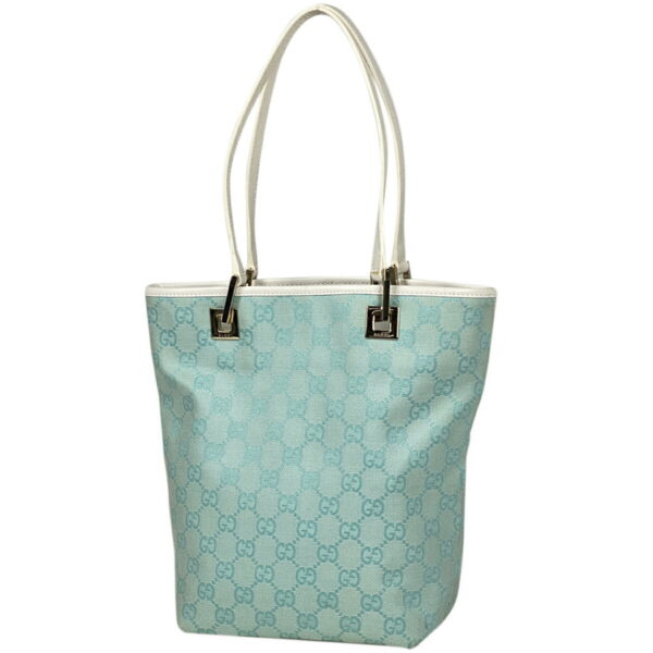 1000071695951 11 Gucci GG Pattern Tote Bag GG Canvas Blue White