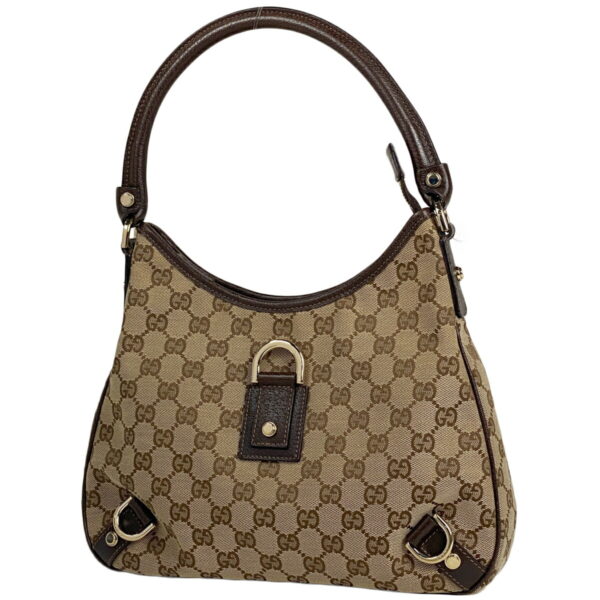 1000071705278 11 Gucci GG Pattern Abby Shoulder Bag GG Canvas Brown