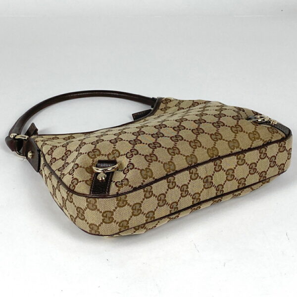 1000071705278 12 Gucci GG Pattern Abby Shoulder Bag GG Canvas Brown