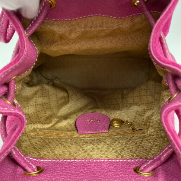 1000071709955 17 Gucci Bamboo Mini Rucksack Suede Pink