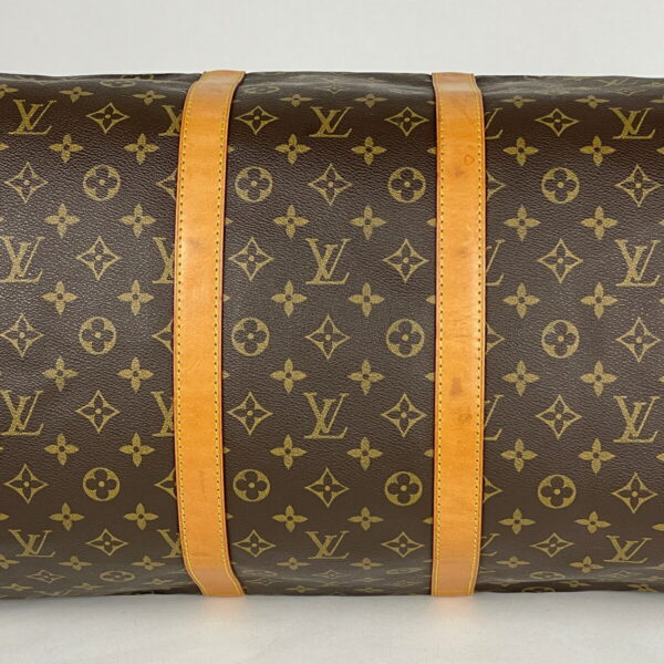 1000071711552 12 Louis Vuitton Keepall 55 Travel Bag Monogram Brown