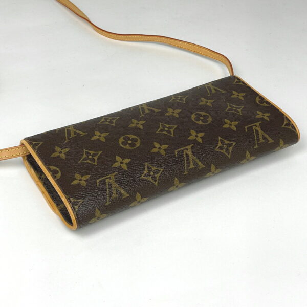 1000071716397 12 Louis Vuitton Pochette Twin GM Clutch 2WAY Bag Monogram Brown