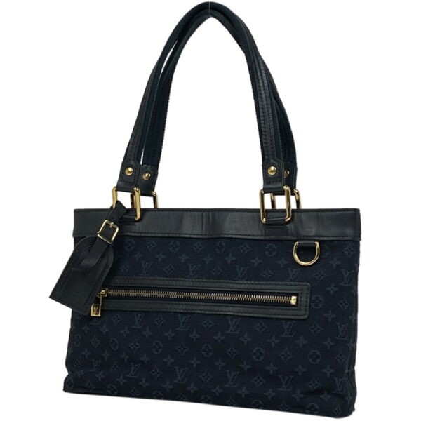 1000071767009 11 Louis Vuitton Lucille PM Tote Bag Monogram Mini TST Blue