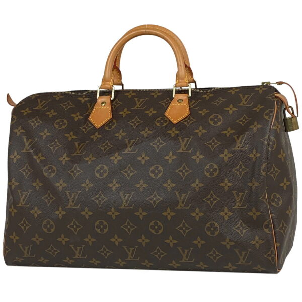 1000071772317 11 Louis Vuitton Speedy 40 Bag Monogram Brown