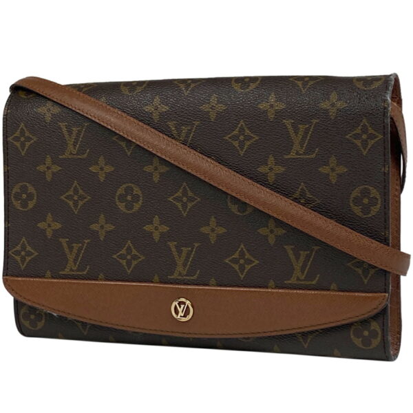 1000071786048 11 Louis Vuitton Bordeaux 2WAY Clutch Bag Monogram Brown