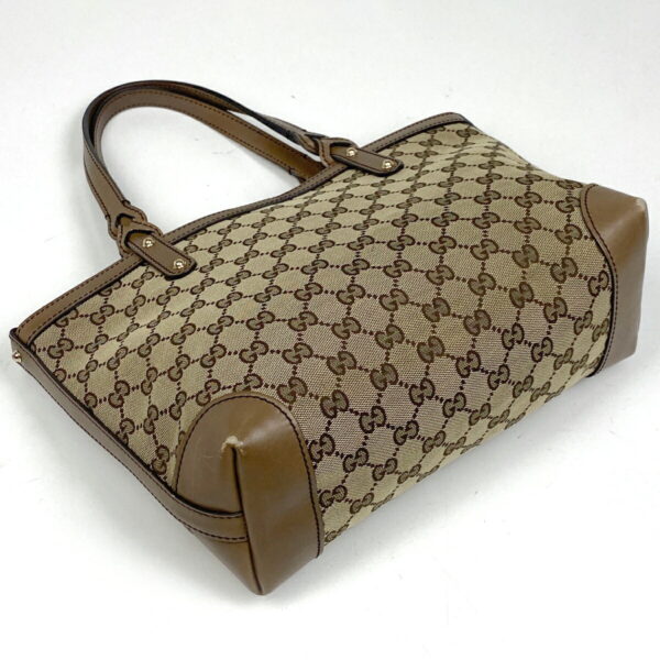 1000071786437 12 Gucci GG Pattern Tote Bag GG Canvas Brown