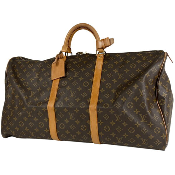 1000071801628 11 Louis Vuitton Keepall 60 Bag Monogram Brown