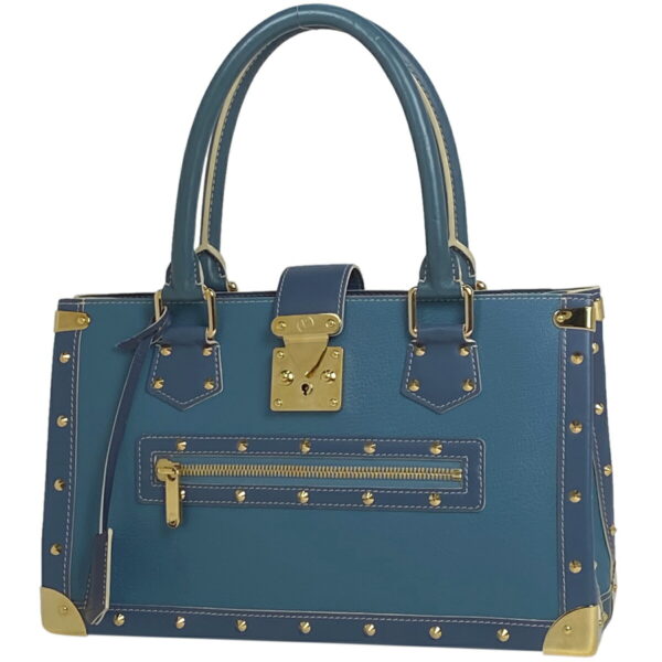 1000071805114 11 Louis Vuitton Fabureau Studded Handbag Suhari Blue