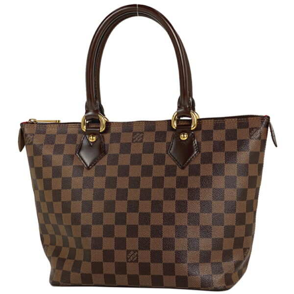 1000071939505 11 Louis Vuitton Saleya PM Tote Bag Damier Brown