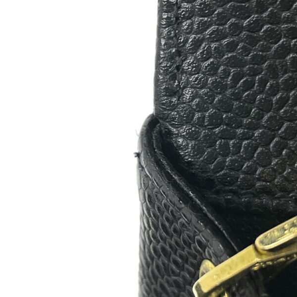 1000071940167 19 Chanel Diana Matelasse Single Flap Chain Shoulder Bag Caviar Skin Black