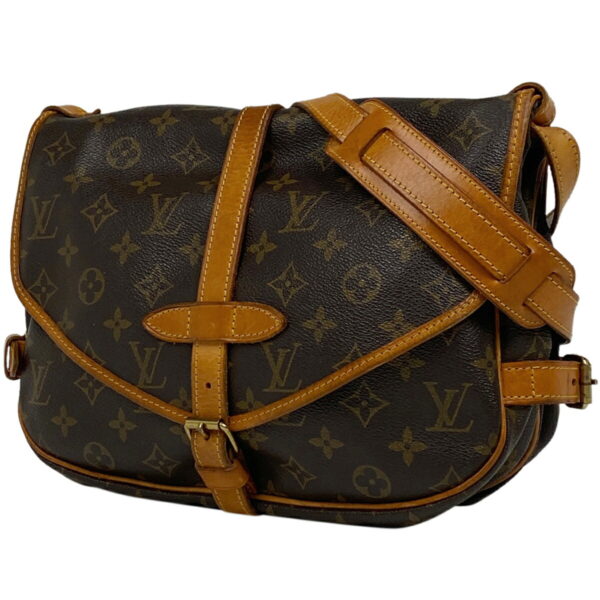 1000072057659 11 Louis Vuitton Saumur 30 Crossbody Shoulder Bag Monogram Brown