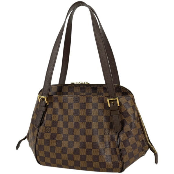 1000072190745 11 Louis Vuitton Belem MM Handbag Damier Brown