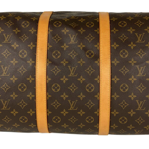 1000072346210 12 Louis Vuitton Keepall 60 Bag Monogram Brown