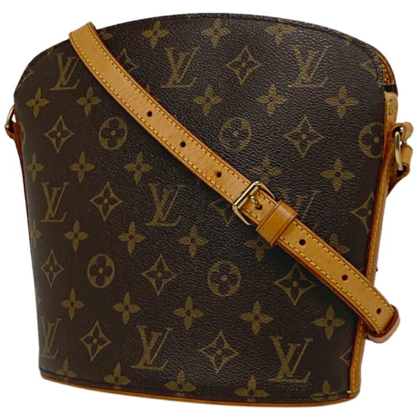 1000072346920 11 Louis Vuitton Drouot Crossbody Shoulder Bag Monogram Brown