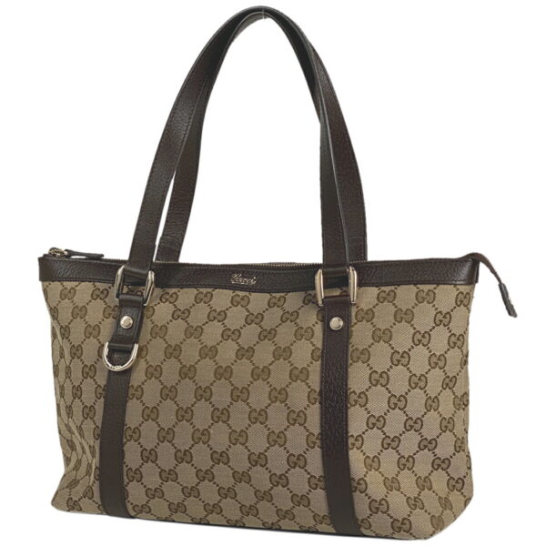 1000072381235 11 Gucci GG Pattern Abby Tote Bag GG Canvas Brown