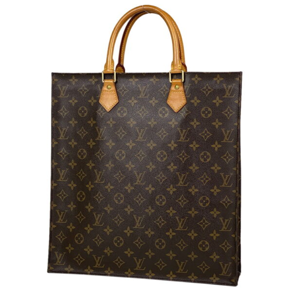 1000072382843 11 Louis Vuitton Sac Plat Commuter Tote Bag Monogram Brown