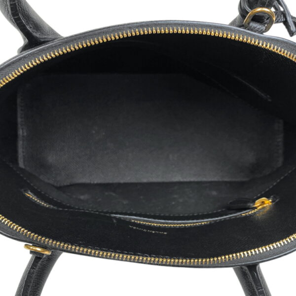 1000072413264 19 Balenciaga Ville Top Handle S Leather Handbag Black