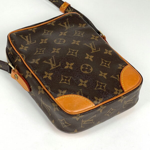 1000072421917 12 Louis Vuitton Danube Crossbody Shoulder Bag Monogram Brown