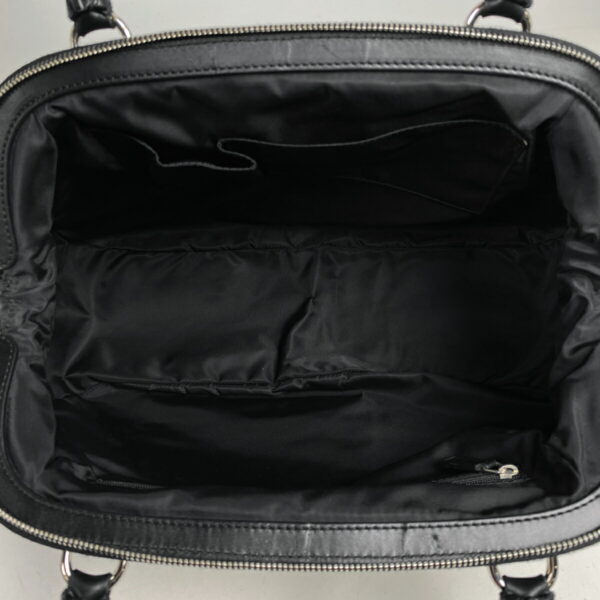 1000072451570 16 Christian Dior Cannage Nylon Handbag Black