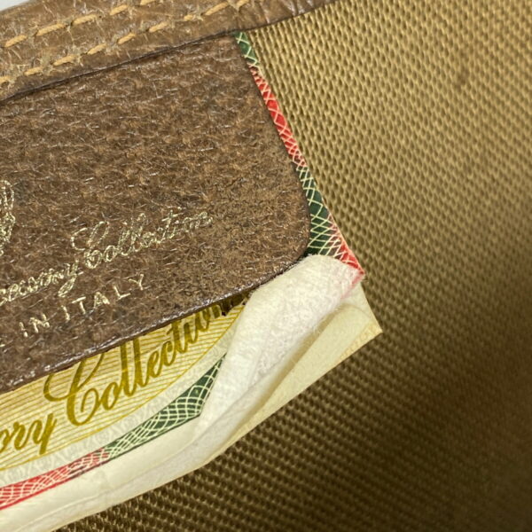 1000072461623 16 Gucci GG Pattern Tote Bag Sherry Line Web Canvas Beige Brown