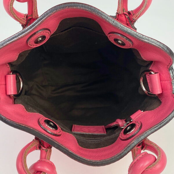 1000072701521 17 Loewe Fiesta 2Way Shoulder Bag Leather Pink