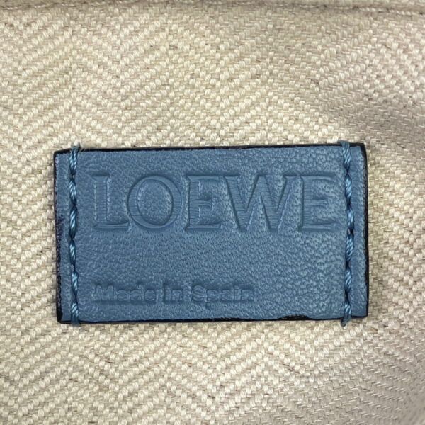 1000072701972 25 Loewe Puzzle 2Way Shoulder Bag Leather Blue Gray