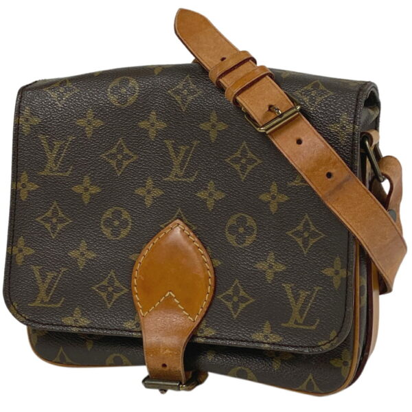 1000073203628 11 Louis Vuitton Cartesiere 22 Crossbody Shoulder Bag Monogram Brown