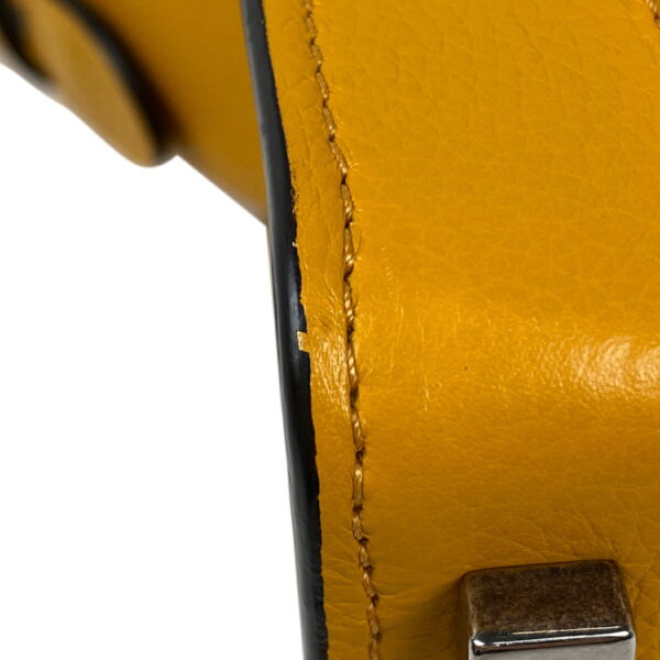 1000073247424 13 Celine Luggage Micro Shopper Leather Handbag Yellow