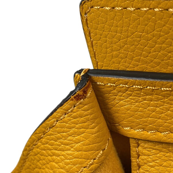 1000073247424 19 Celine Luggage Micro Shopper Leather Handbag Yellow