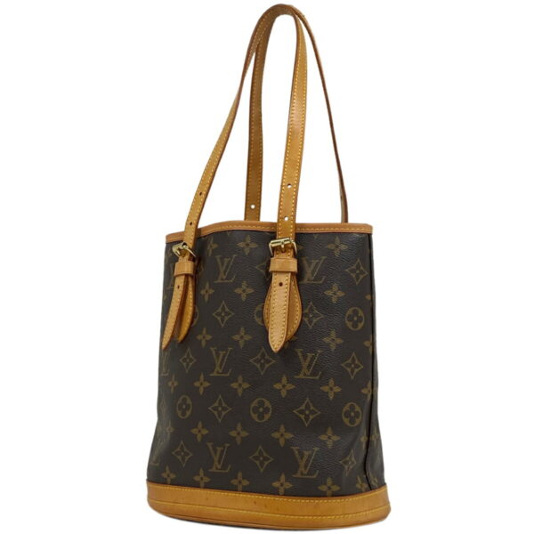 1000073415250 11 Louis Vuitton Petit Bucket PM Tote Bag Monogram Brown