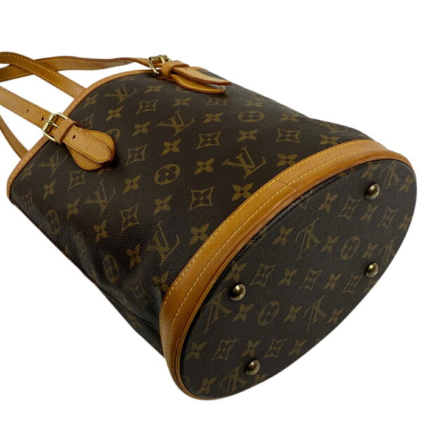 1000073415250 12 Louis Vuitton Petit Bucket PM Tote Bag Monogram Brown