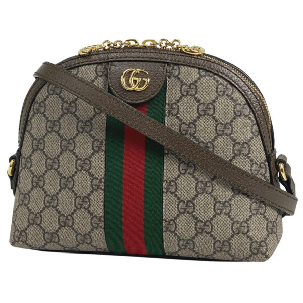 1000073415793 11 Gucci Ophidia GG Shoulder Bag GG Supreme Beige Brown