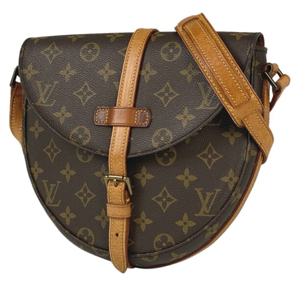 1000073786497 11 Louis Vuitton Chantilly MM Crossbody Pochette Monogram Brown