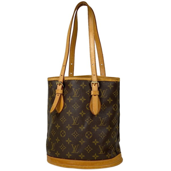 1000074048150 11 Louis Vuitton Petit Bucket PM Shoulder Bag Monogram Brown