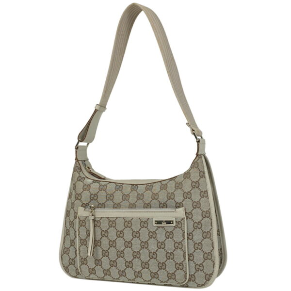 1000074135508 11 Gucci GG Pattern Shoulder Bag GG Canvas Greige