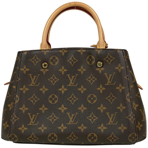 1000074317973 13 Louis Vuitton Montaigne BB Handbag Monogram Brown