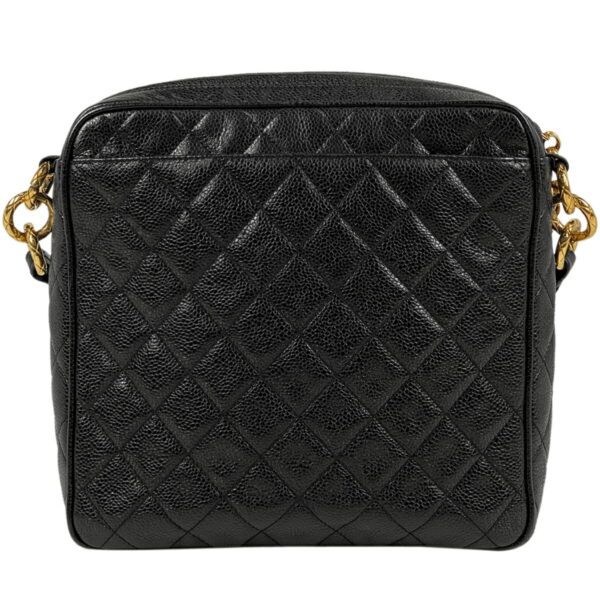 1000074475468 13 Chanel Cocomark Matelasse Shoulder Bag Caviar Skin Black