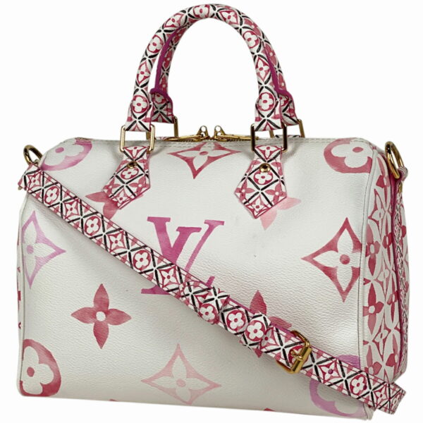 1000074515522 11 Louis Vuitton Speedy Bandouliere Shoulder Bag Monogram Giant Rose