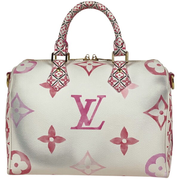 1000074515522 13 Louis Vuitton Speedy Bandouliere Shoulder Bag Monogram Giant Rose