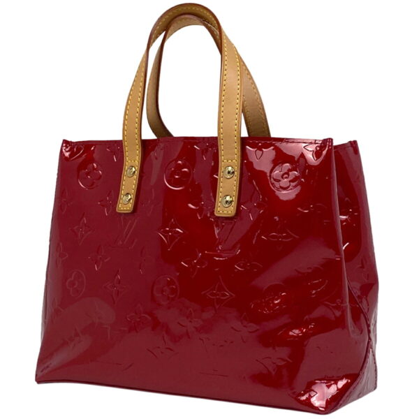 1000074693190 11 Louis Vuitton Lead PM Tote Bag Monogram Vernis Pomme dAmour Red