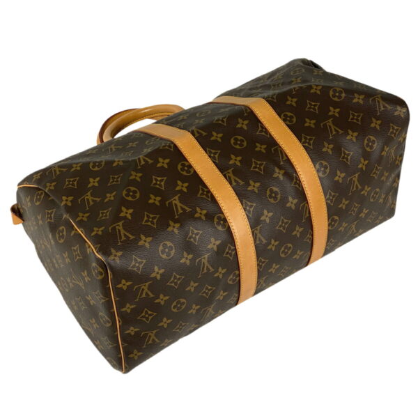 1000074721404 12 Louis Vuitton Keepall 45 Bag Monogram Brown