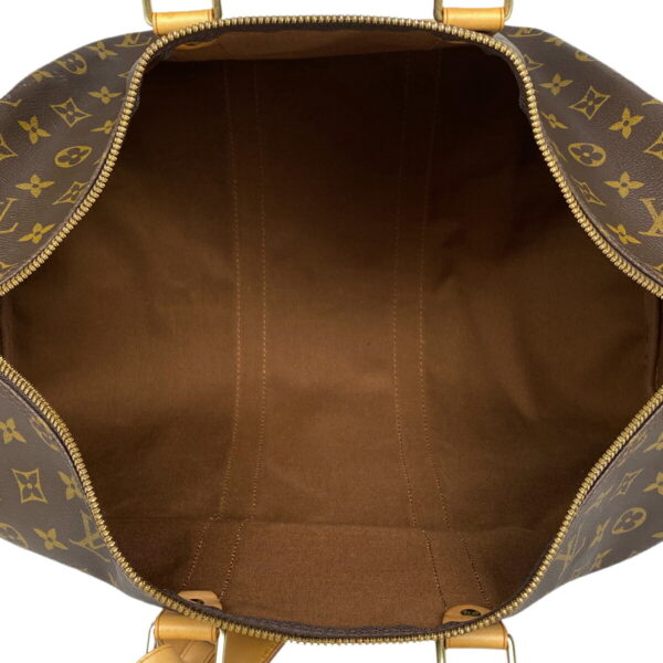 1000074721404 18 Louis Vuitton Keepall 45 Bag Monogram Brown