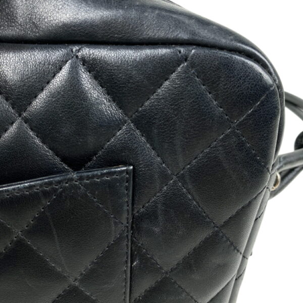 1000074734312 17 Chanel Cambon Line Shoulder Bag Leather Black